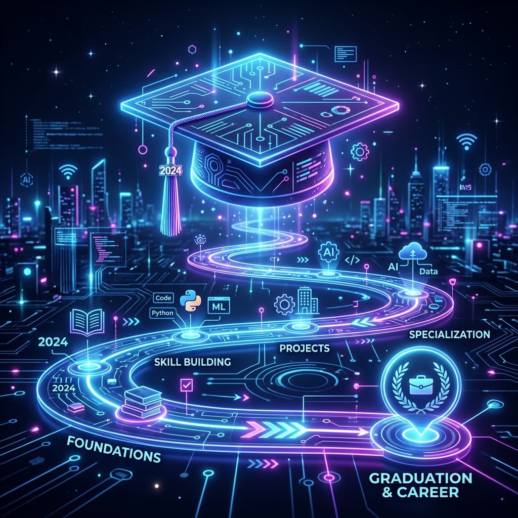 After 12th: Tech Courses Guide Illustration