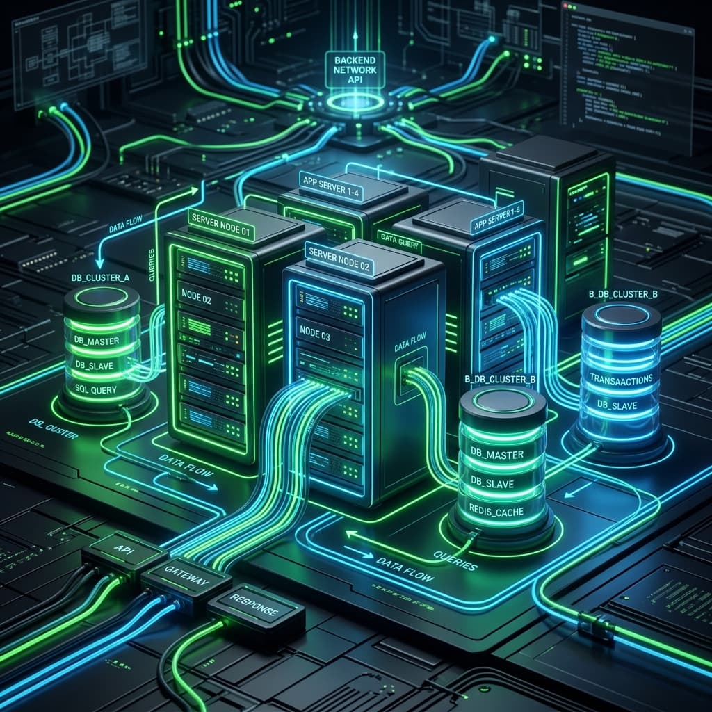 Backend Developer Roadmap Illustration