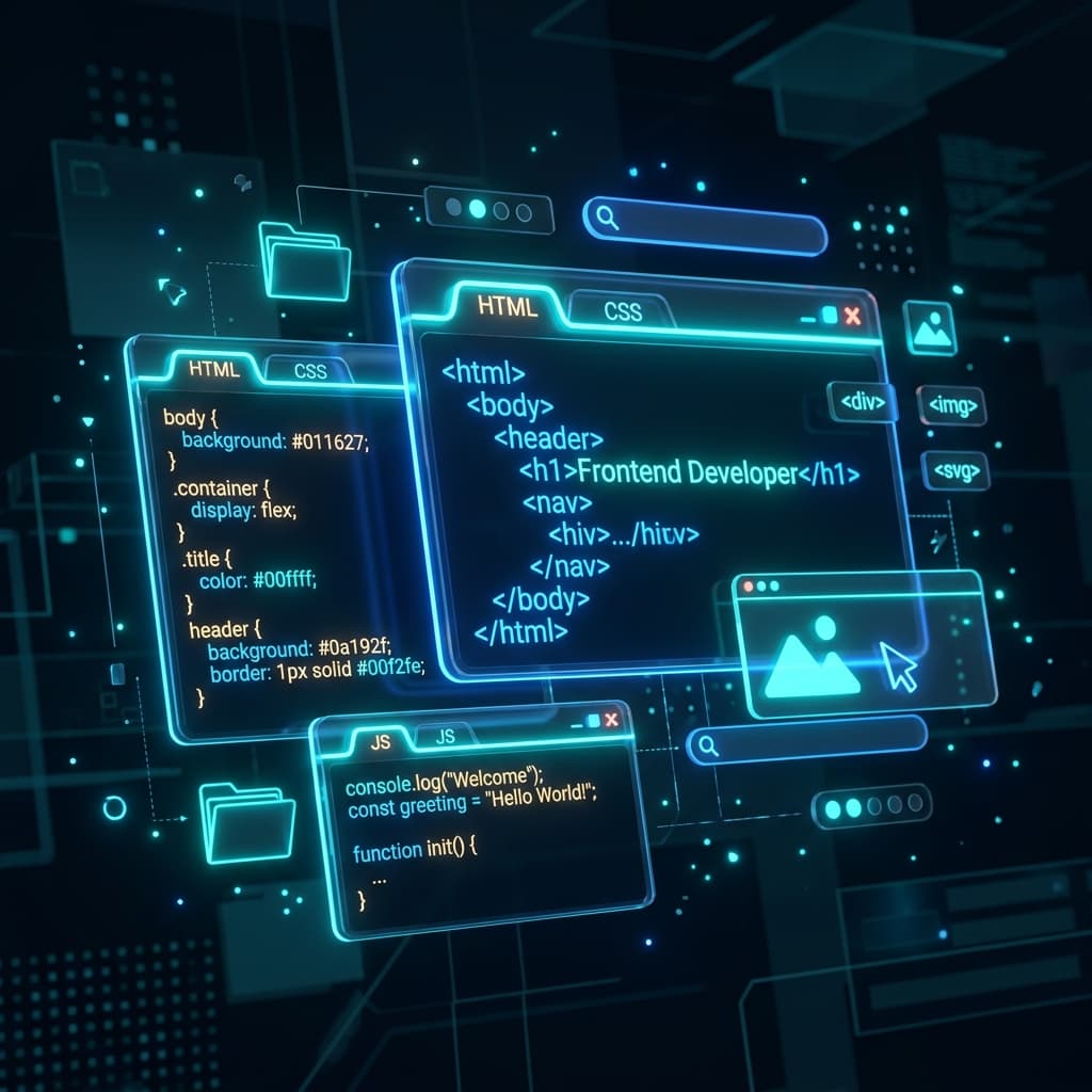 Frontend Developer Roadmap Illustration