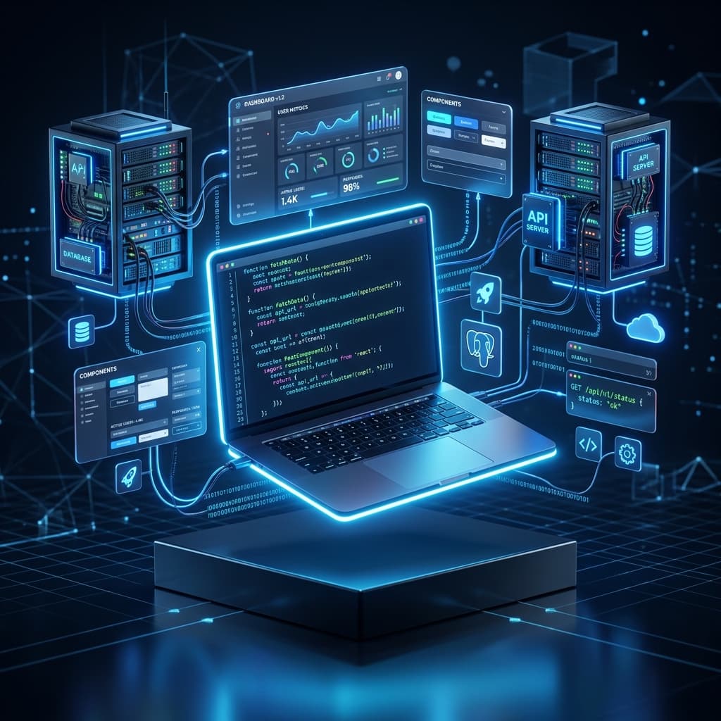 Full Stack Developer Roadmap Illustration